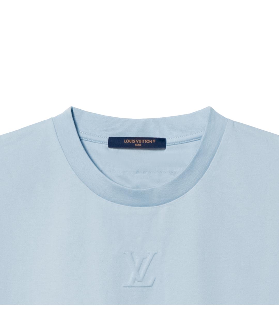 LOUIS VUITTON Синяя футболка, фото 5