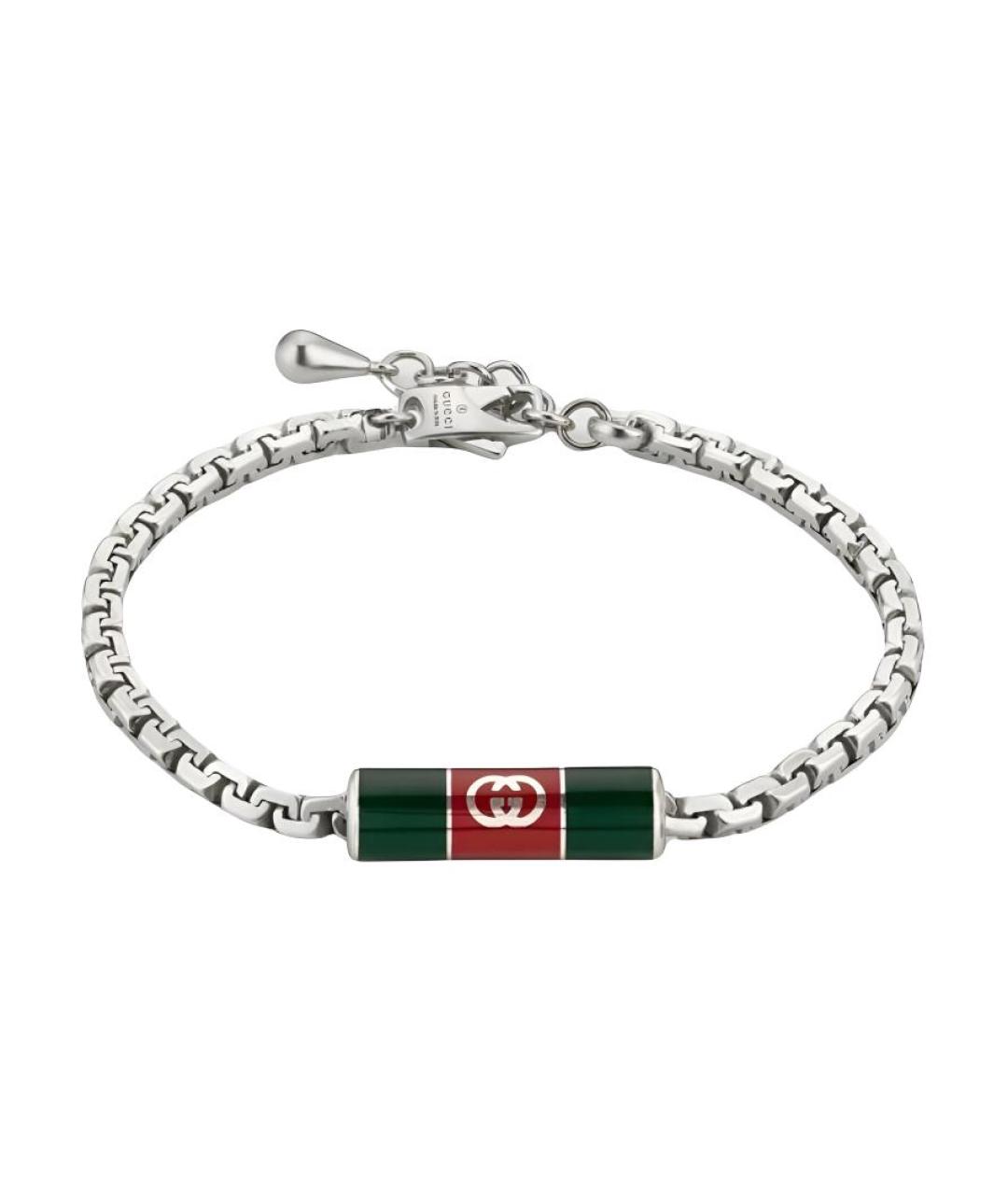 GUCCI Серебрянный серебряный браслет, фото 1