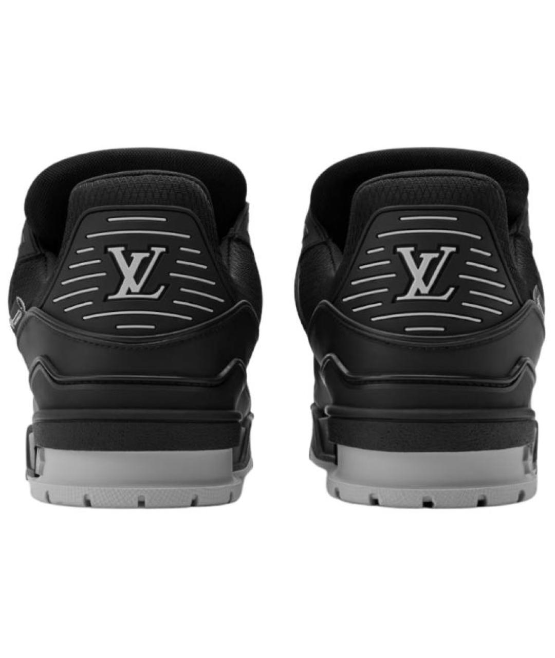 LOUIS VUITTON Черные низкие кроссовки / кеды, фото 5