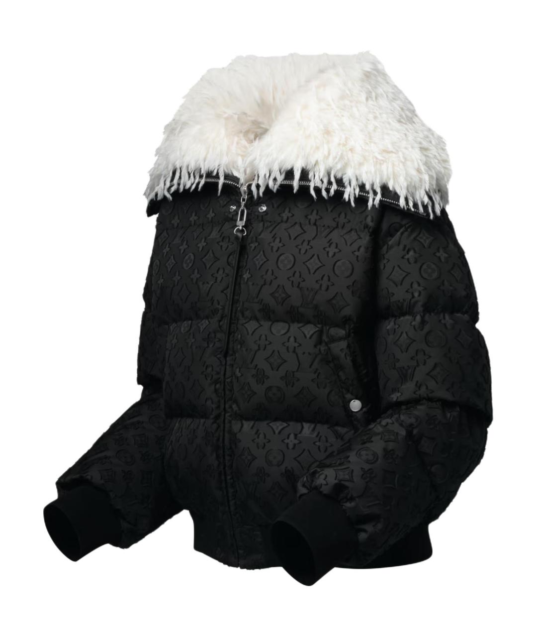 LOUIS VUITTON Черный пуховик, фото 3