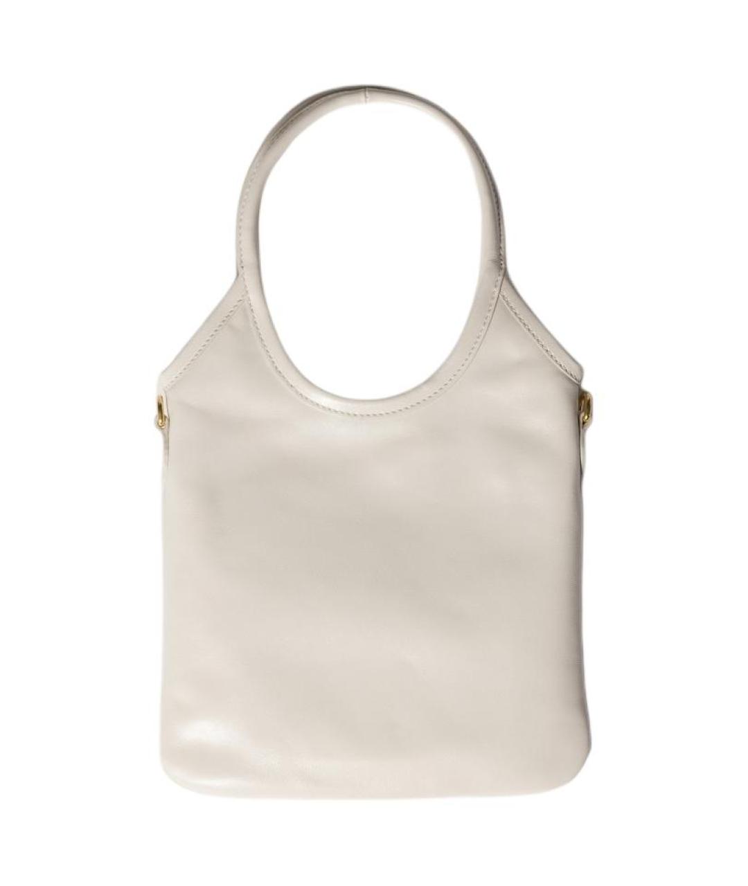 MIU MIU Белая кожаная сумка через плечо, фото 3