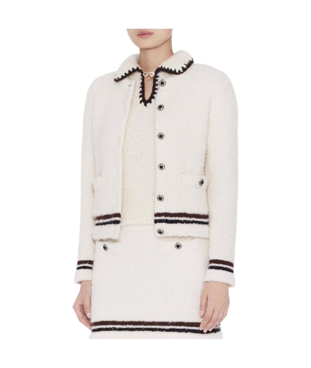 CHANEL Белый кардиган, фото 4