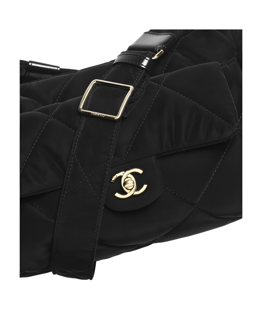 CHANEL Черная сумка через плечо, фото 4