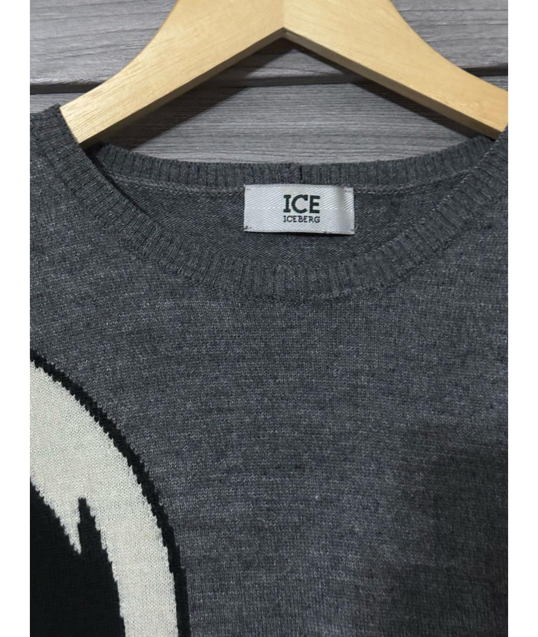 ICEBERG Мульти шерстяной джемпер / свитер, фото 7