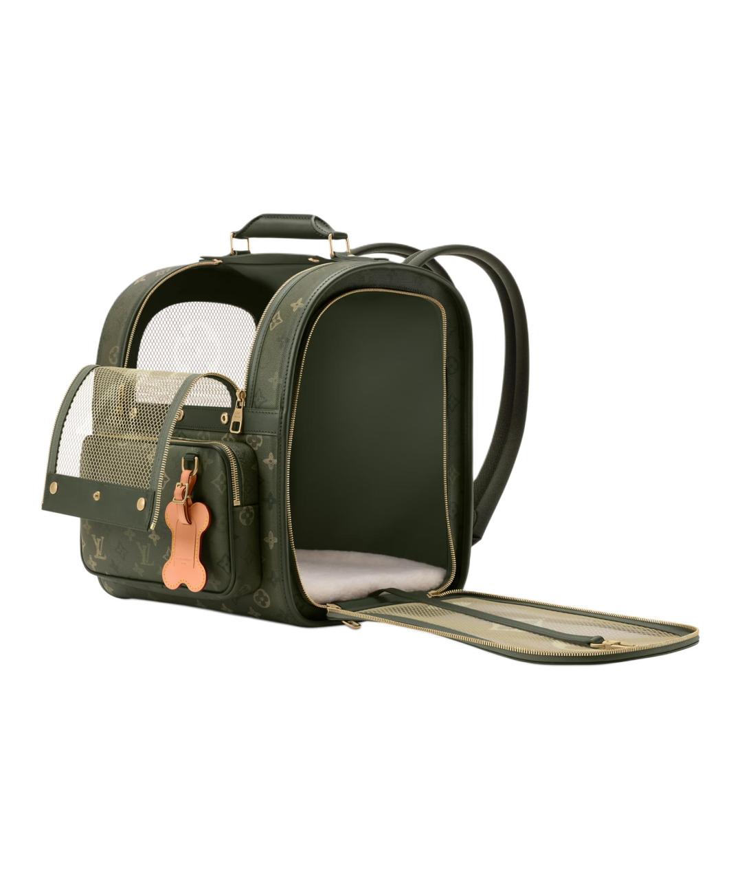 LOUIS VUITTON Хаки рюкзак, фото 4