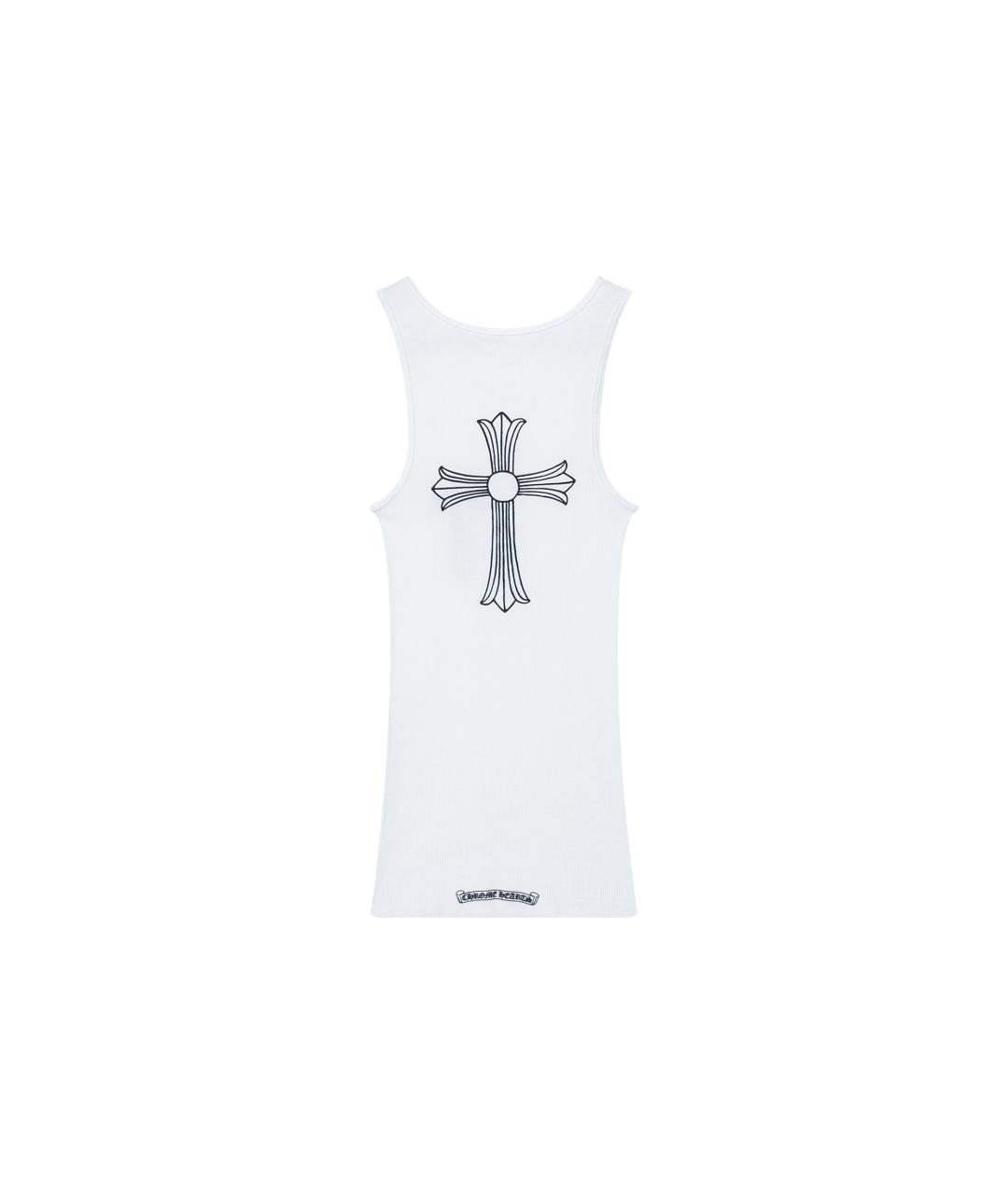 CHROME HEARTS Белая хлопковая майка, фото 2