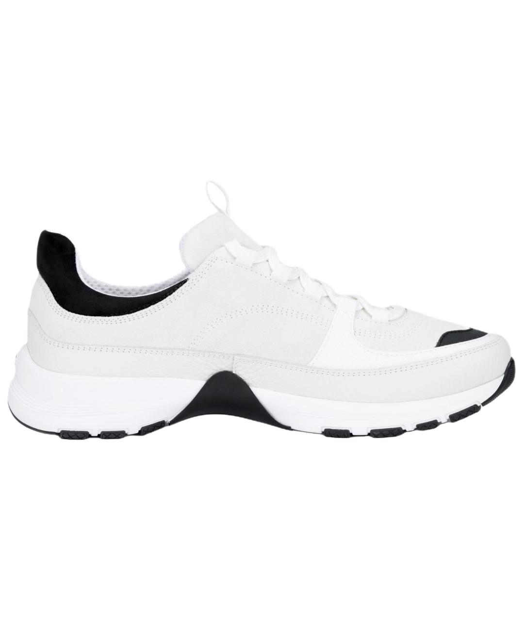 CHANEL Белые низкие кроссовки / кеды, фото 2