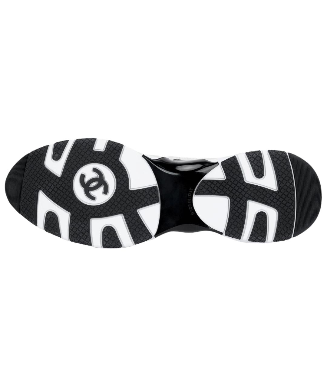 CHANEL Белые низкие кроссовки / кеды, фото 5