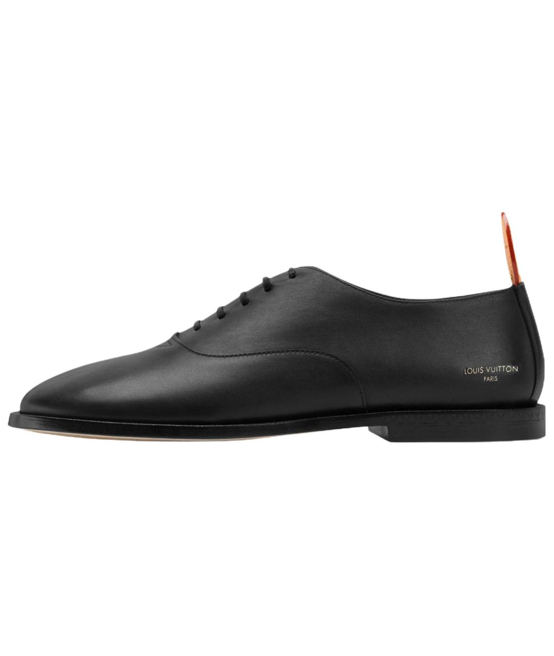 LOUIS VUITTON Черные кожаные туфли, фото 2