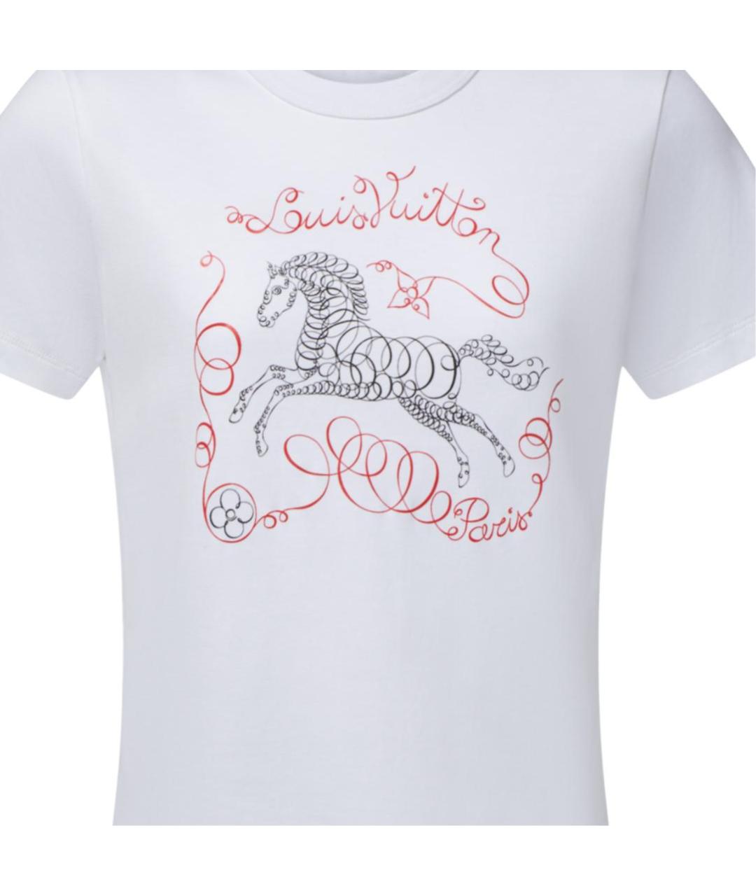 LOUIS VUITTON Серая хлопковая футболка, фото 2