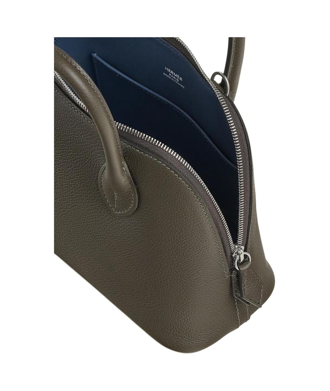 HERMES Коричневая кожаная сумка через плечо, фото 3