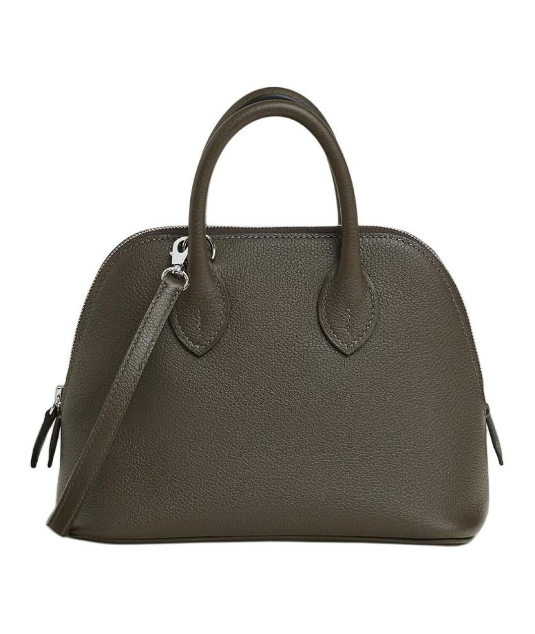 HERMES Коричневая кожаная сумка через плечо, фото 1