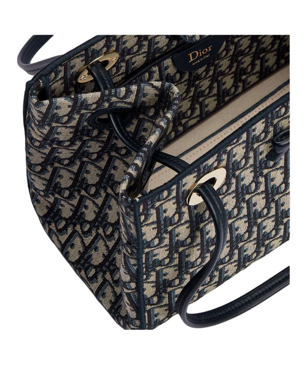 CHRISTIAN DIOR Темно-синяя сумка через плечо, фото 3