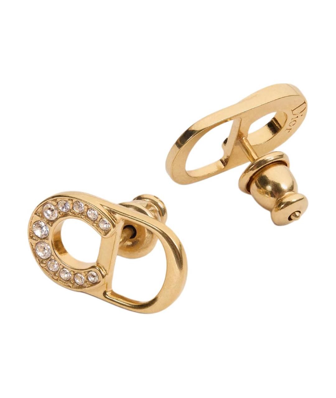 CHRISTIAN DIOR Золотые серьги, фото 2