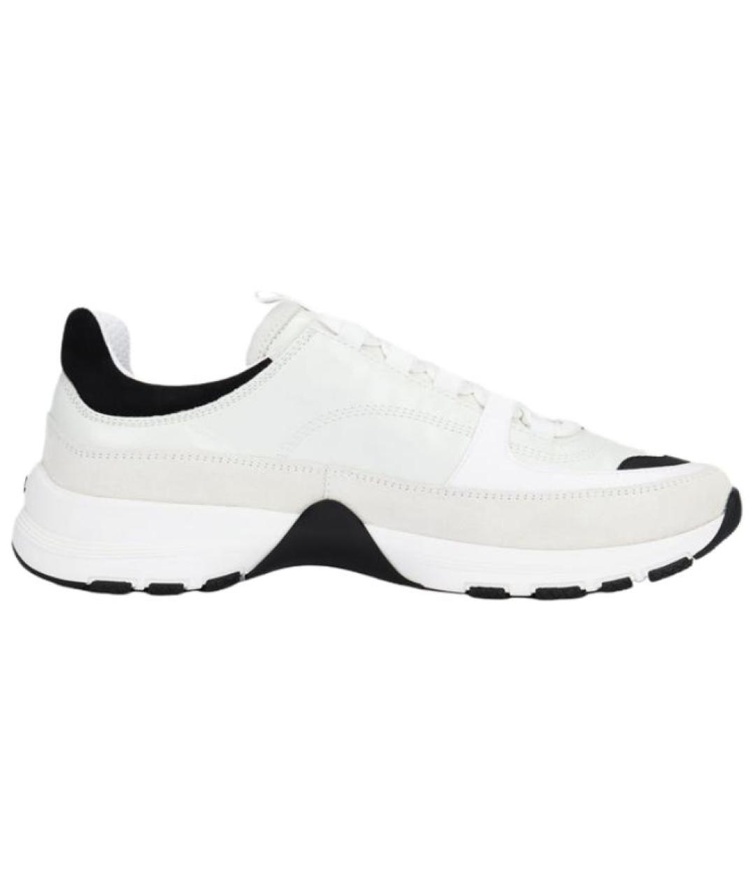 CHANEL Белые низкие кроссовки / кеды, фото 1