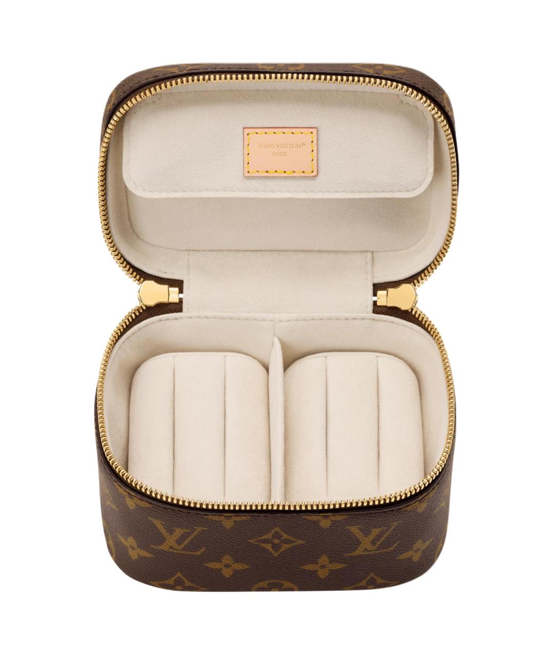 LOUIS VUITTON Коричневый чемодан, фото 4