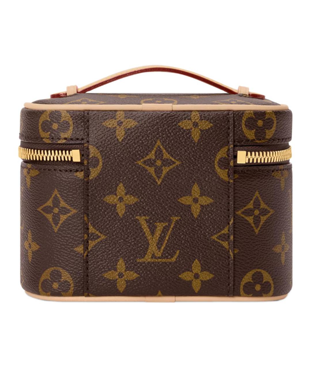 LOUIS VUITTON Коричневый чемодан, фото 3