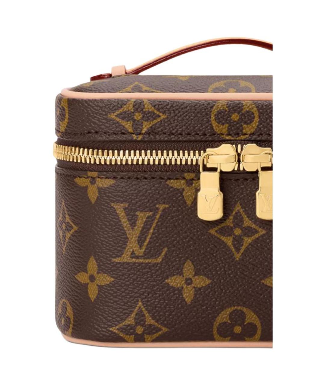 LOUIS VUITTON Коричневый чемодан, фото 5