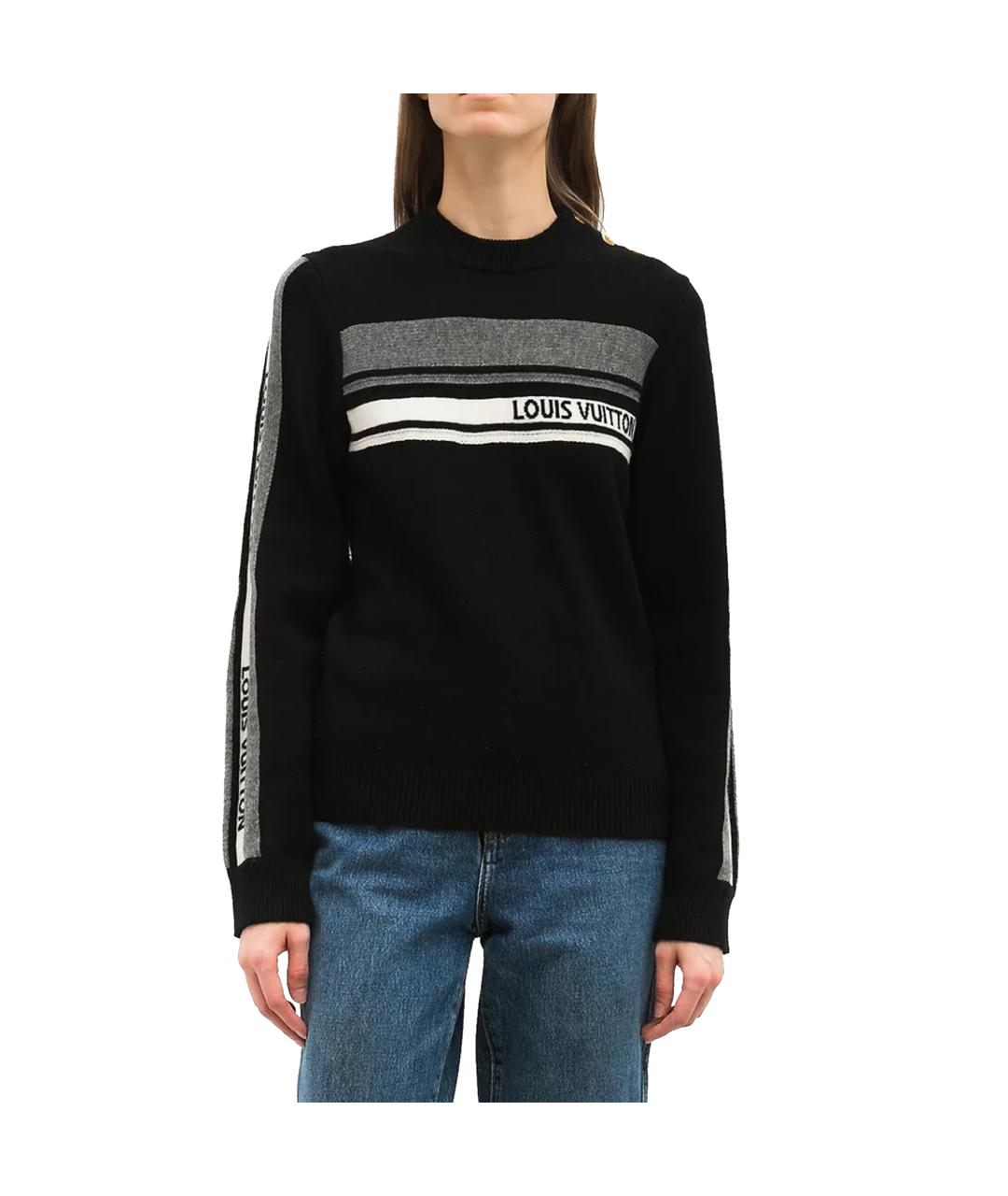 LOUIS VUITTON Черный джемпер / свитер, фото 3
