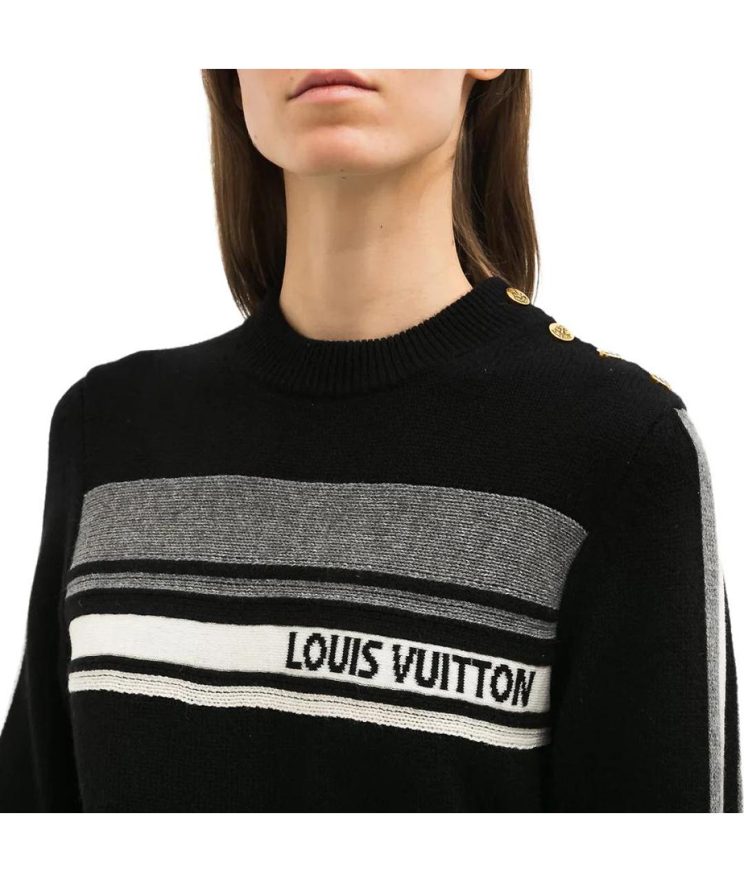 LOUIS VUITTON Черный джемпер / свитер, фото 5