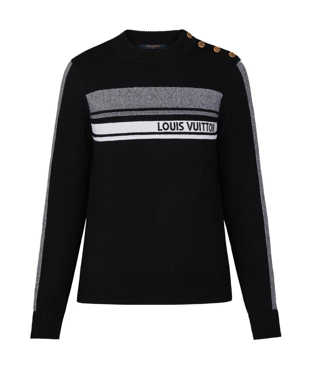 LOUIS VUITTON Черный джемпер / свитер, фото 1