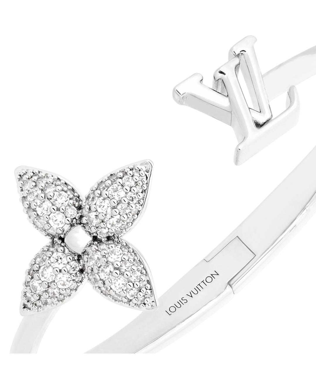 LOUIS VUITTON Серебрянный металлический браслет, фото 3