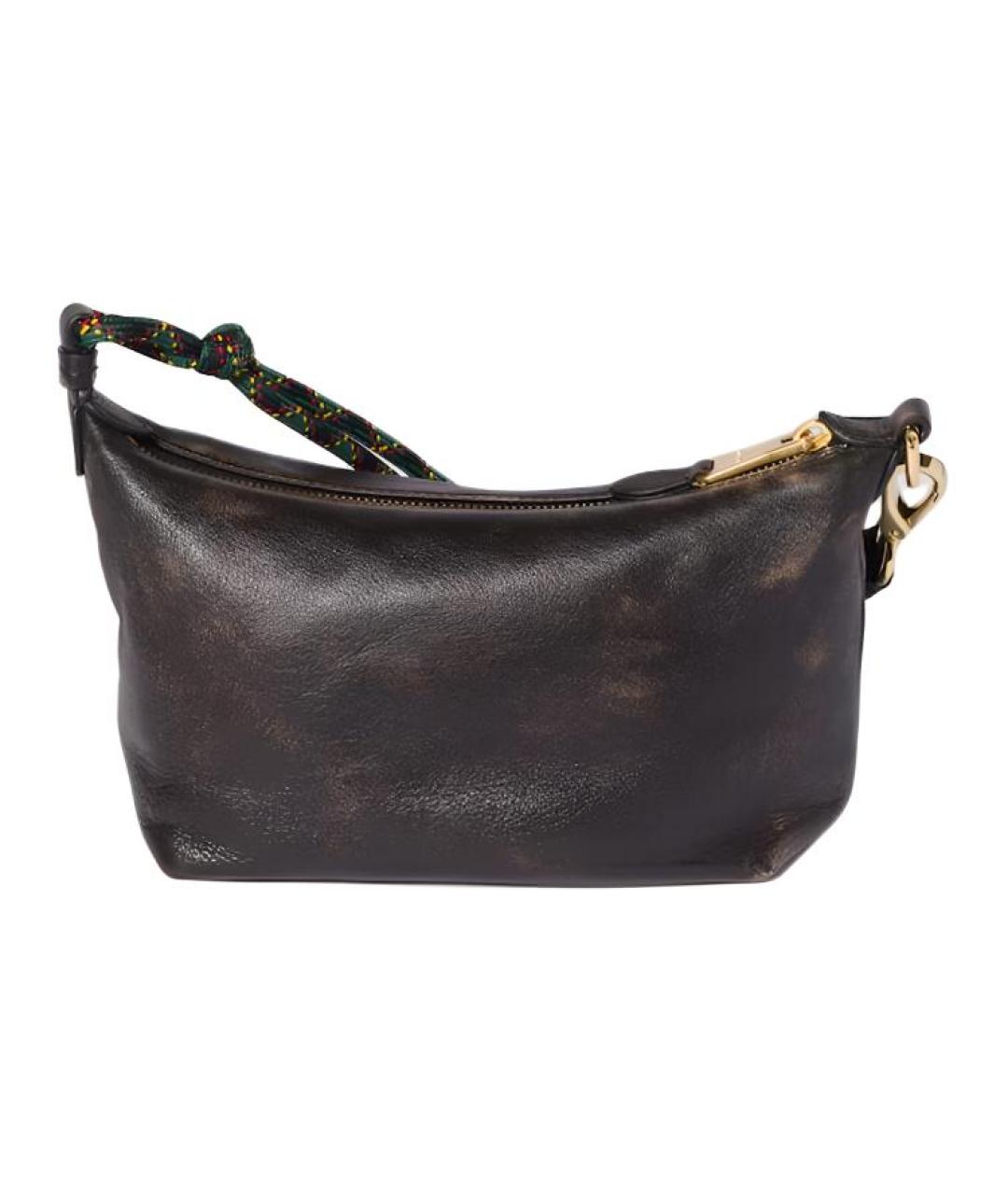 MIU MIU Коричневая кожаная сумка через плечо, фото 3