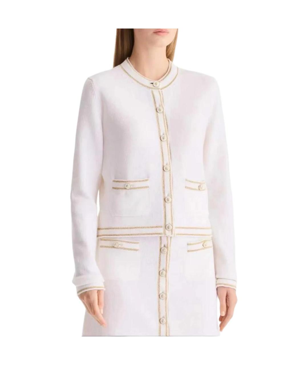 CHANEL Белый кардиган, фото 3