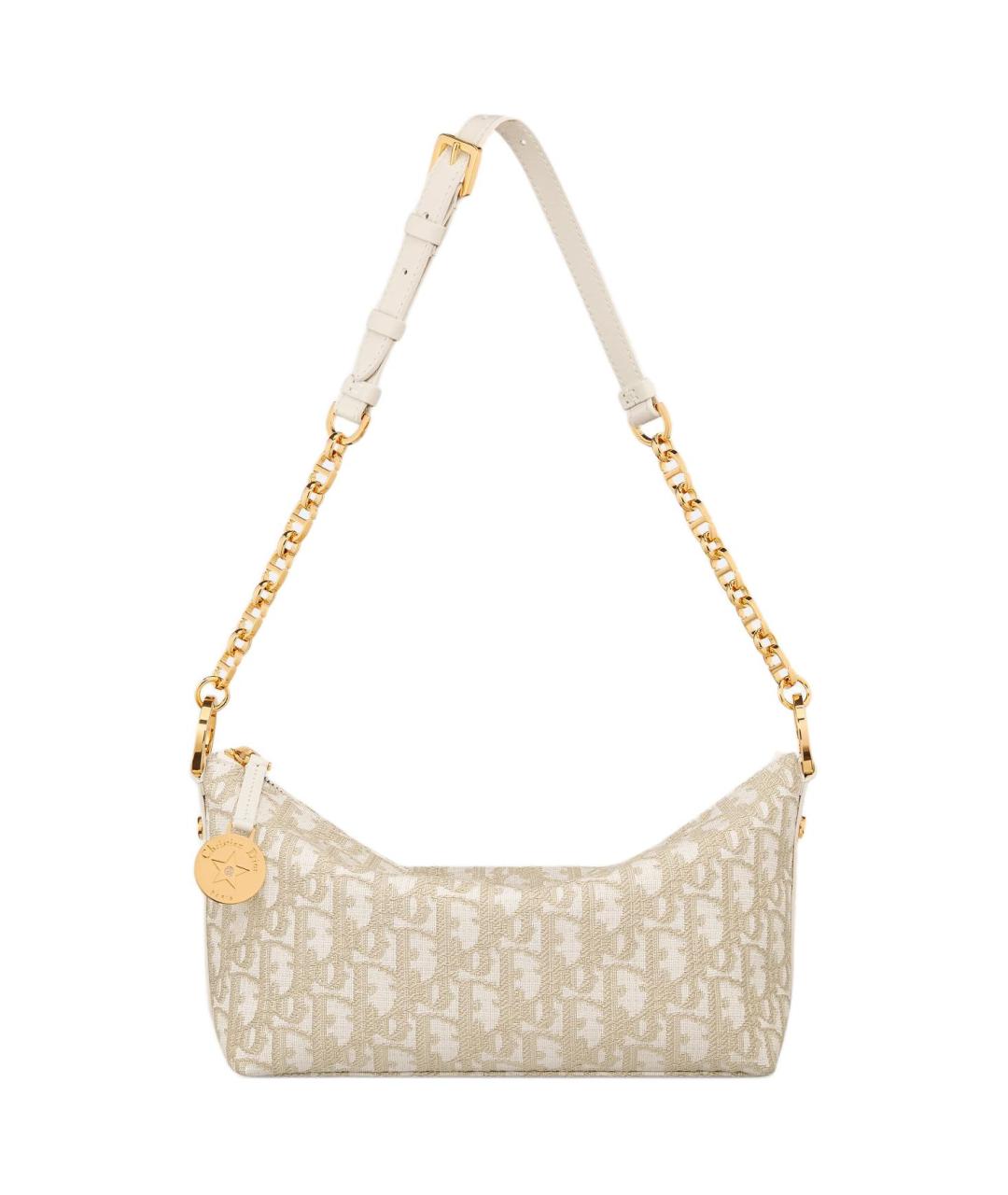 CHRISTIAN DIOR Бежевая сумка через плечо, фото 2