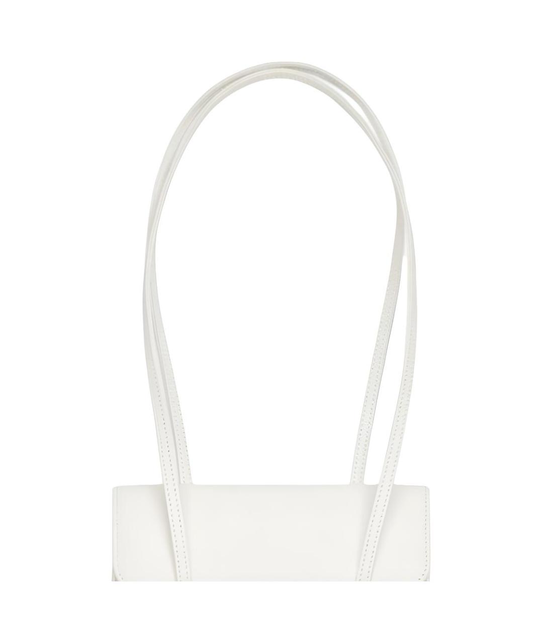 CHANEL Белая кожаная сумка через плечо, фото 2