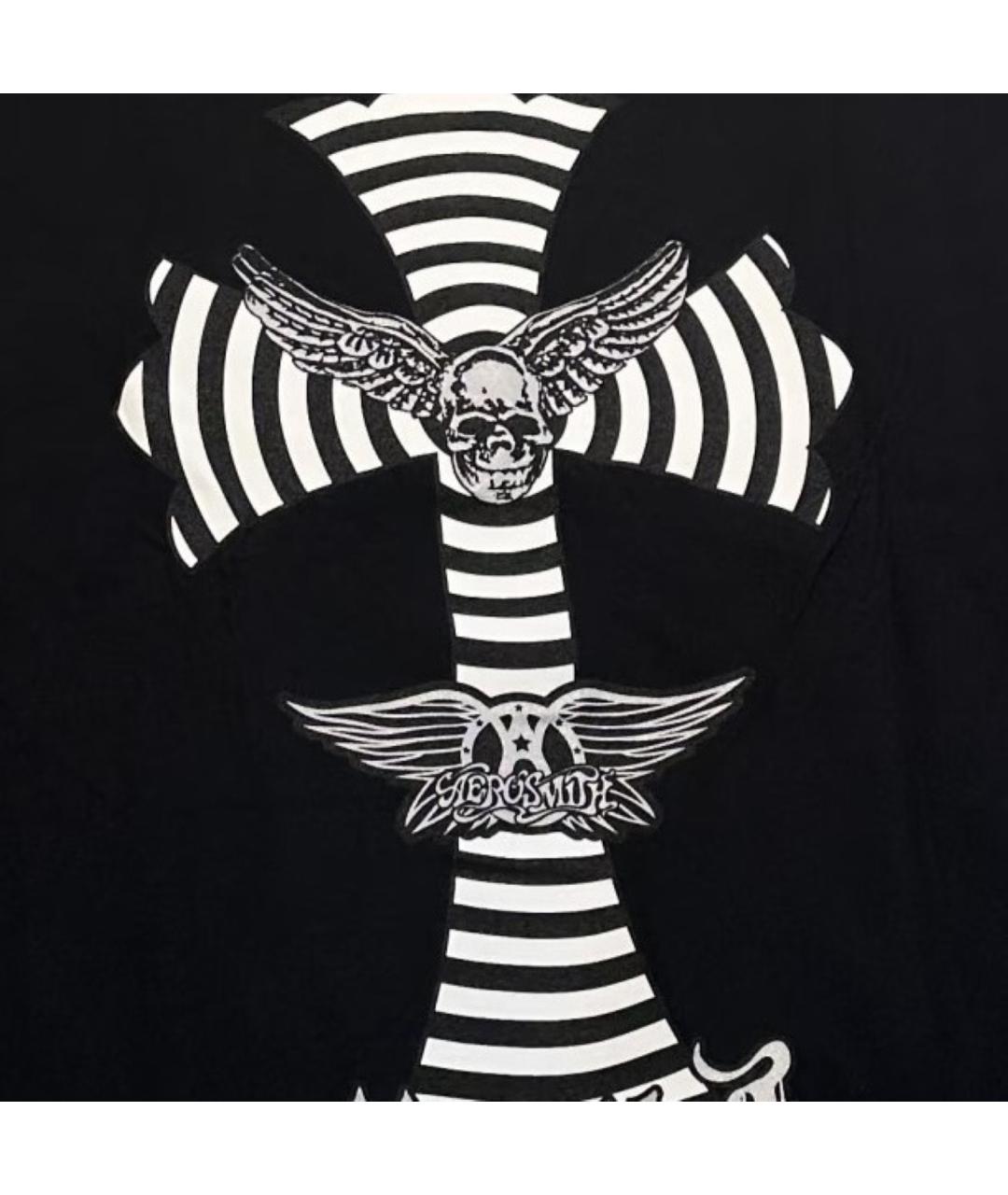 CHROME HEARTS Черная хлопковая футболка, фото 4