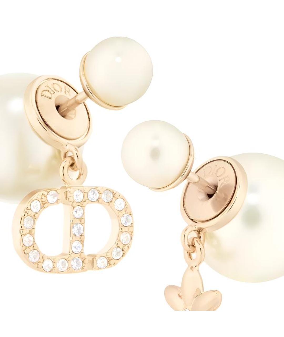 CHRISTIAN DIOR Золотые серьги, фото 3