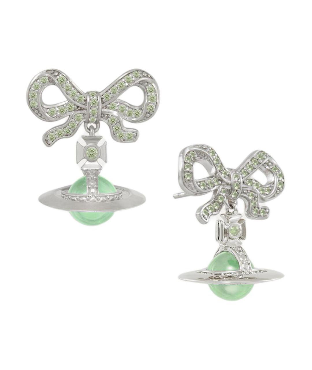 VIVIENNE WESTWOOD Серебряные латунные серьги, фото 1