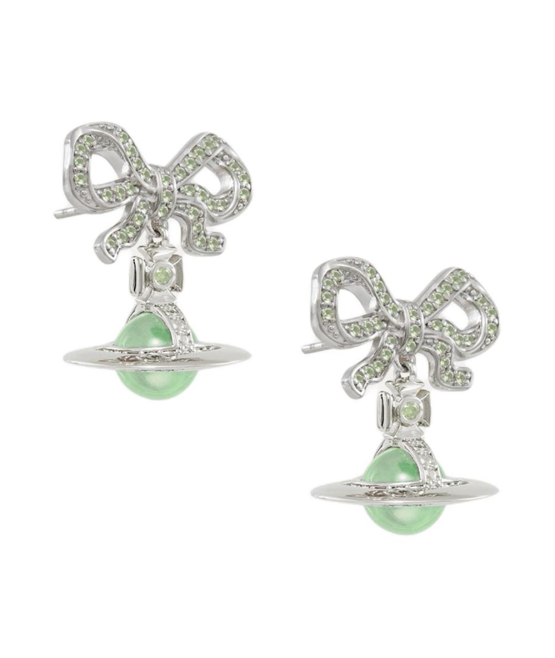 VIVIENNE WESTWOOD Серебряные латунные серьги, фото 3