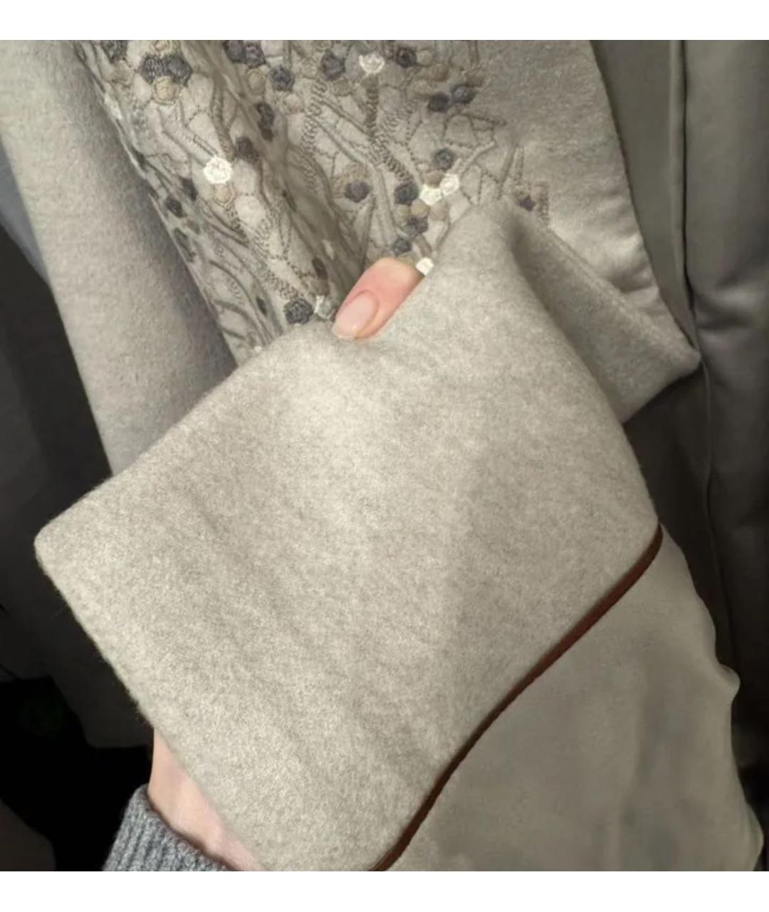 LORO PIANA Серое кашемировое пальто, фото 2