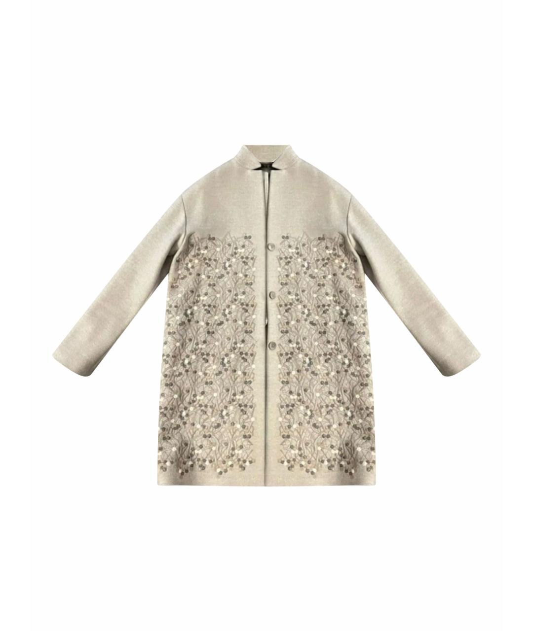 LORO PIANA Серое кашемировое пальто, фото 1