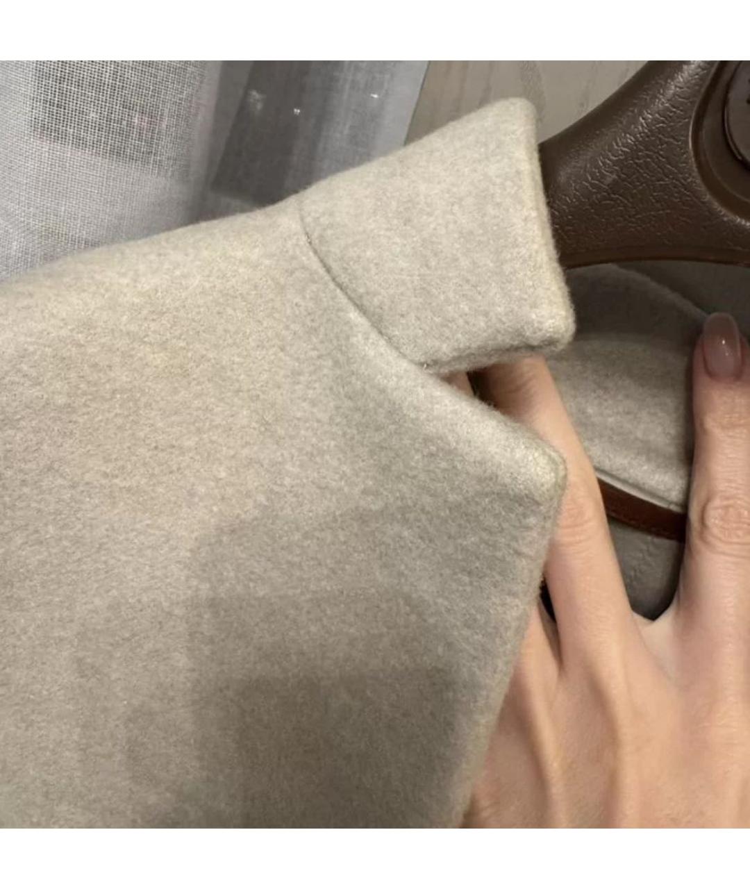 LORO PIANA Серое кашемировое пальто, фото 5