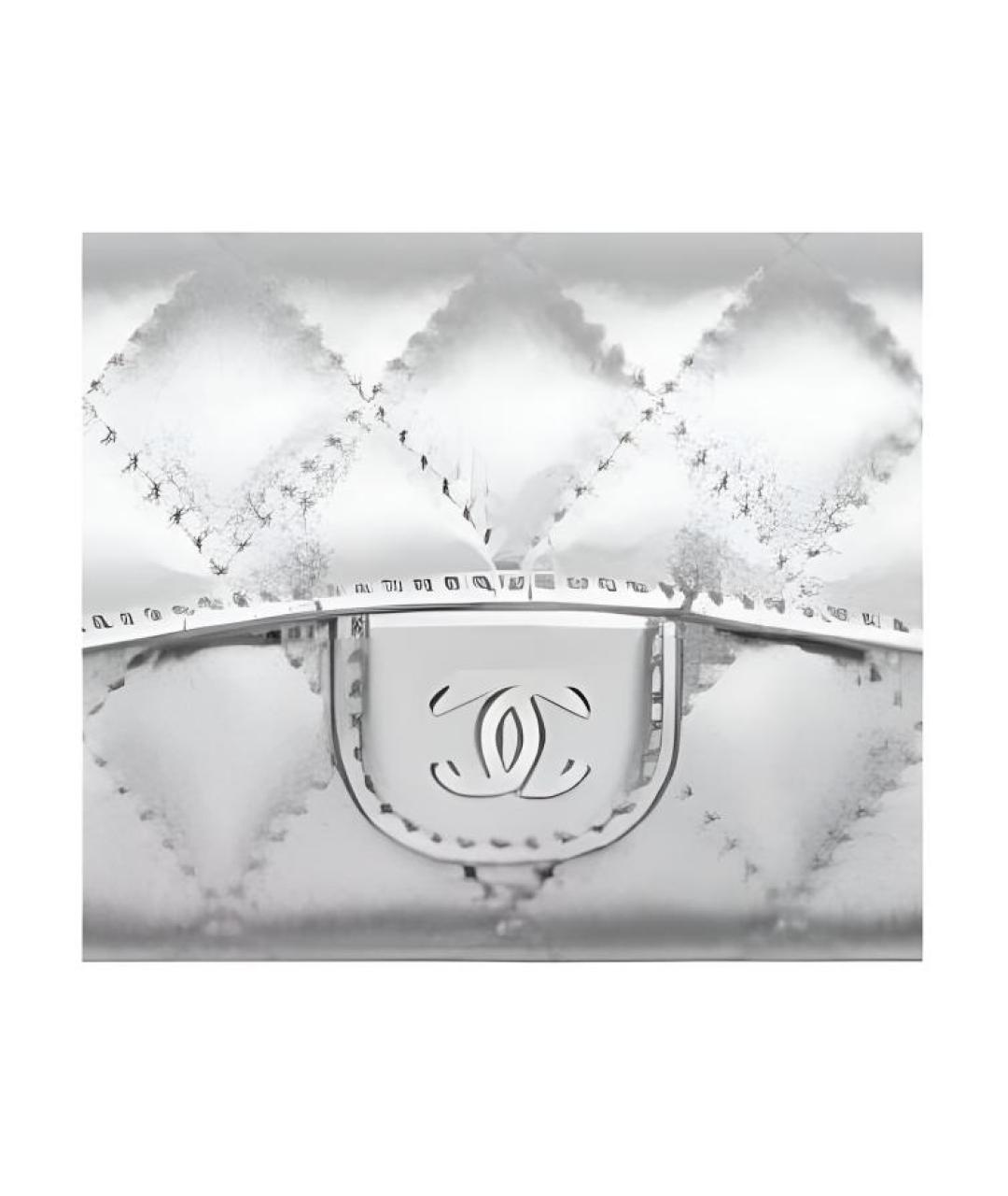 CHANEL Серебрянный кожаный кардхолдер, фото 2