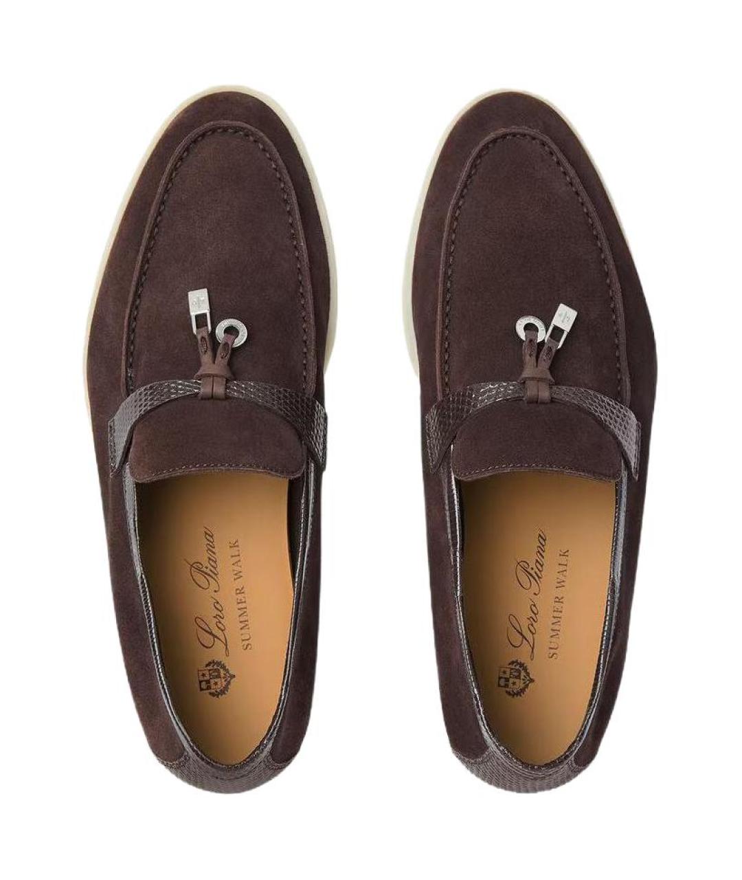 LORO PIANA Кожаные лоферы, фото 5