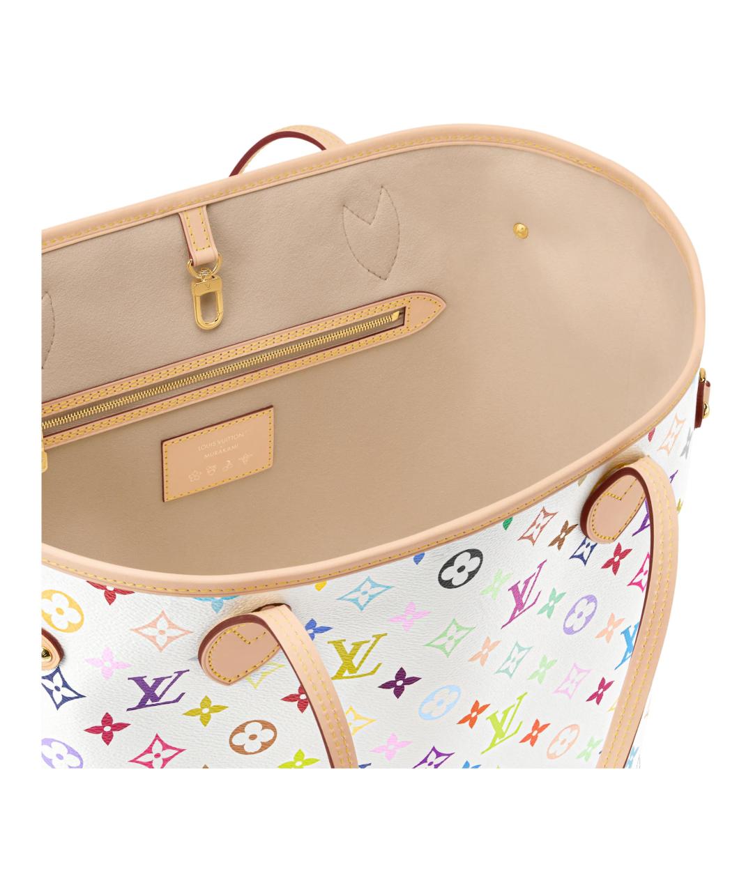 LOUIS VUITTON Белая сумка тоут, фото 5