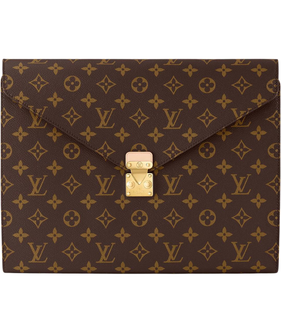 LOUIS VUITTON Коричневая косметичка, фото 1