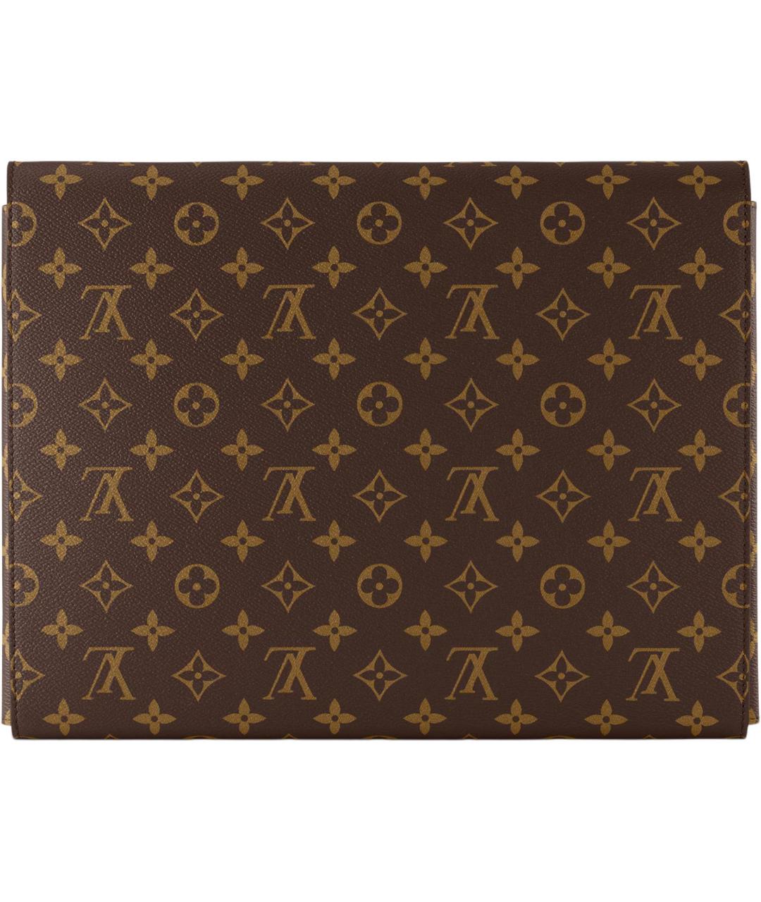 LOUIS VUITTON Коричневая косметичка, фото 3