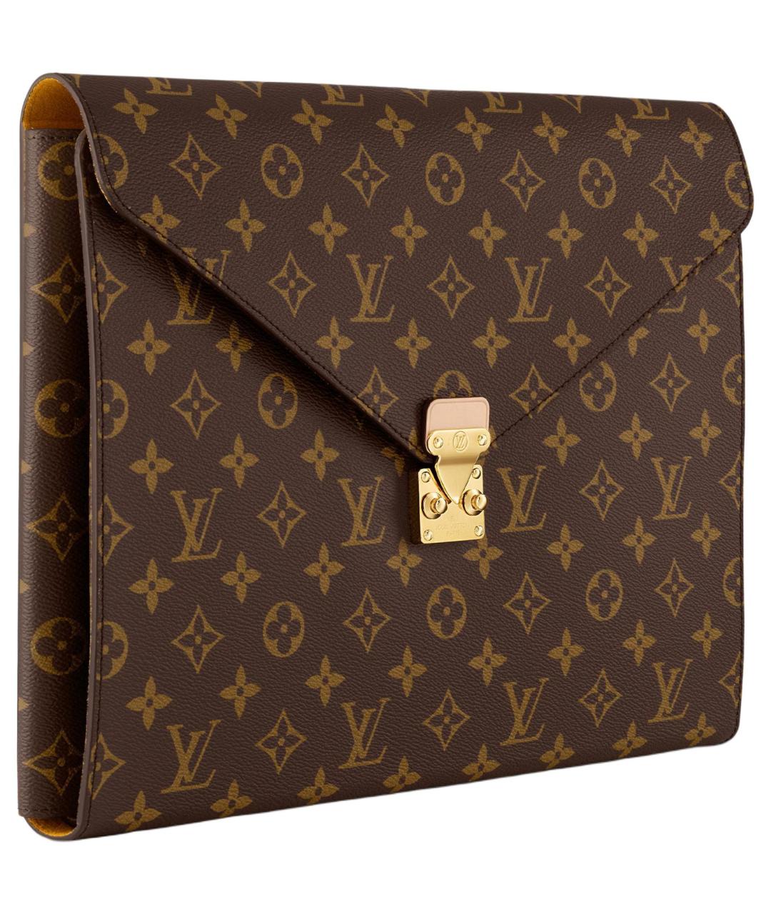 LOUIS VUITTON Коричневая косметичка, фото 2