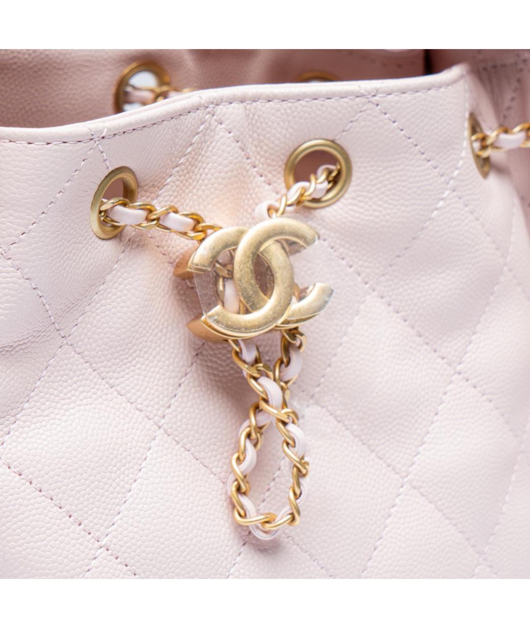 CHANEL Розовая кожаная сумка через плечо, фото 5