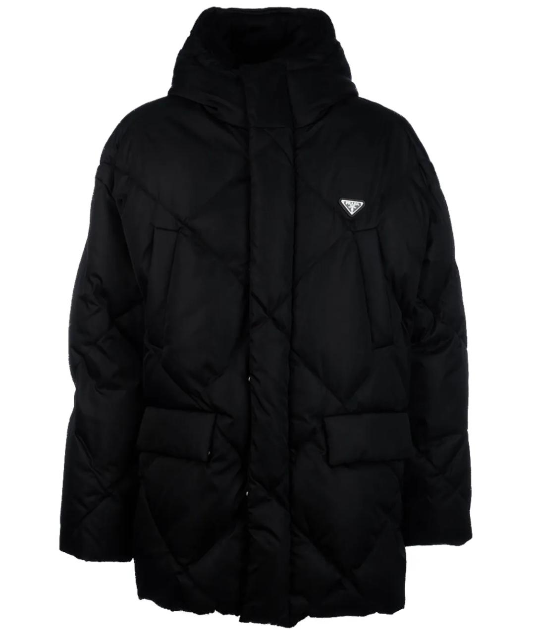 PRADA Черный пуховик, фото 1