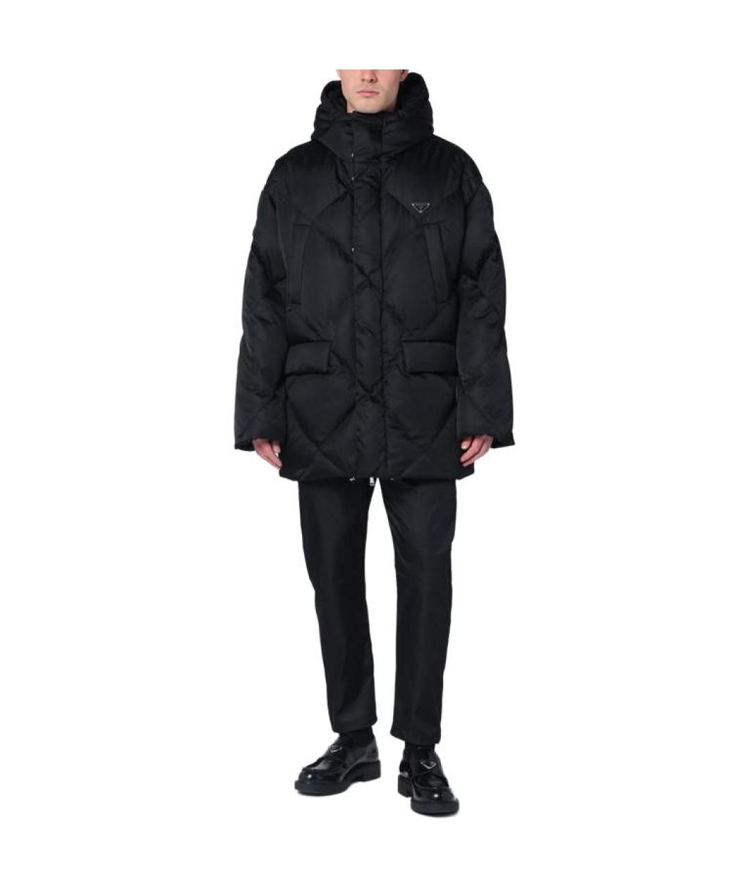 PRADA Черный пуховик, фото 3