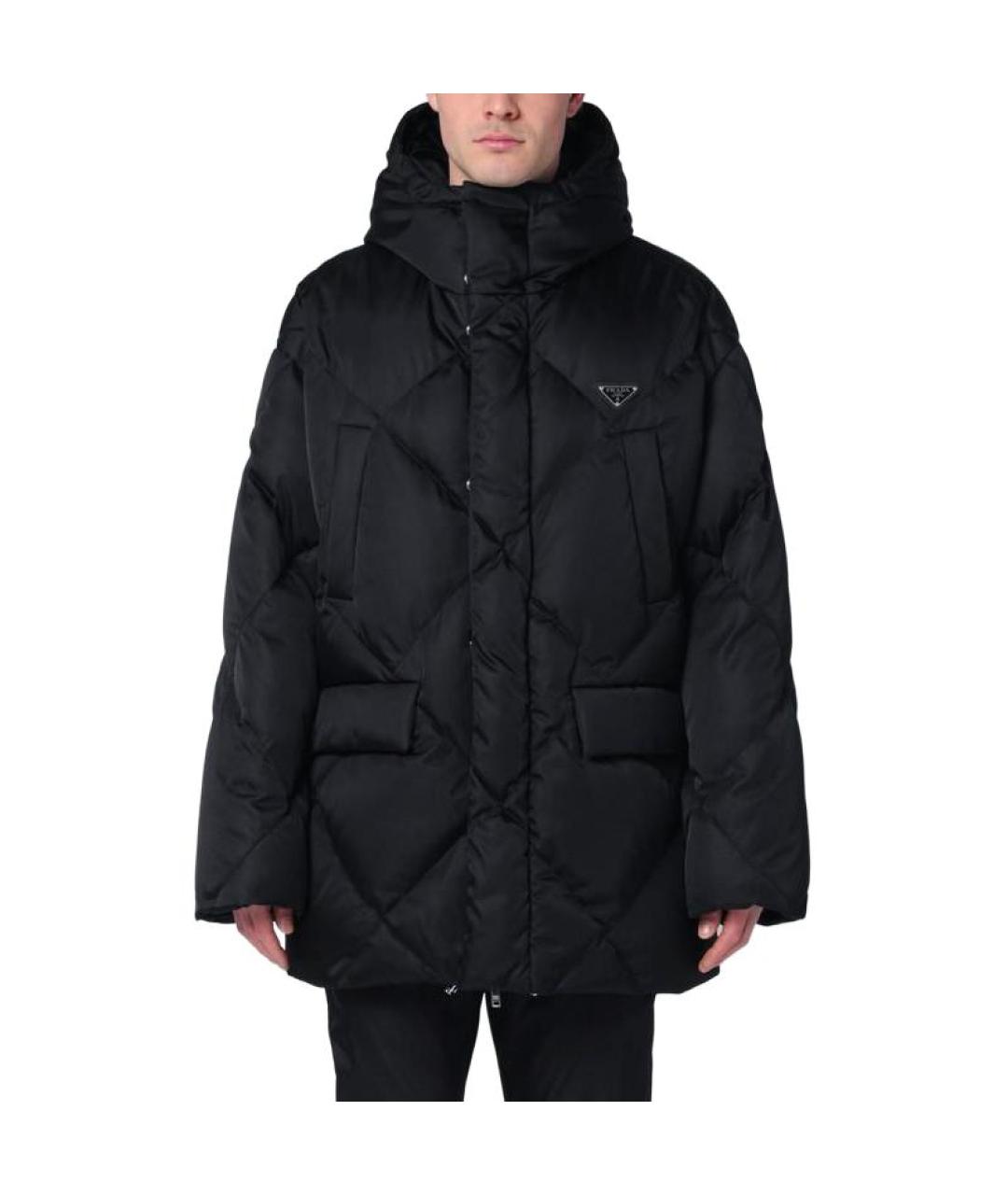 PRADA Черный пуховик, фото 2