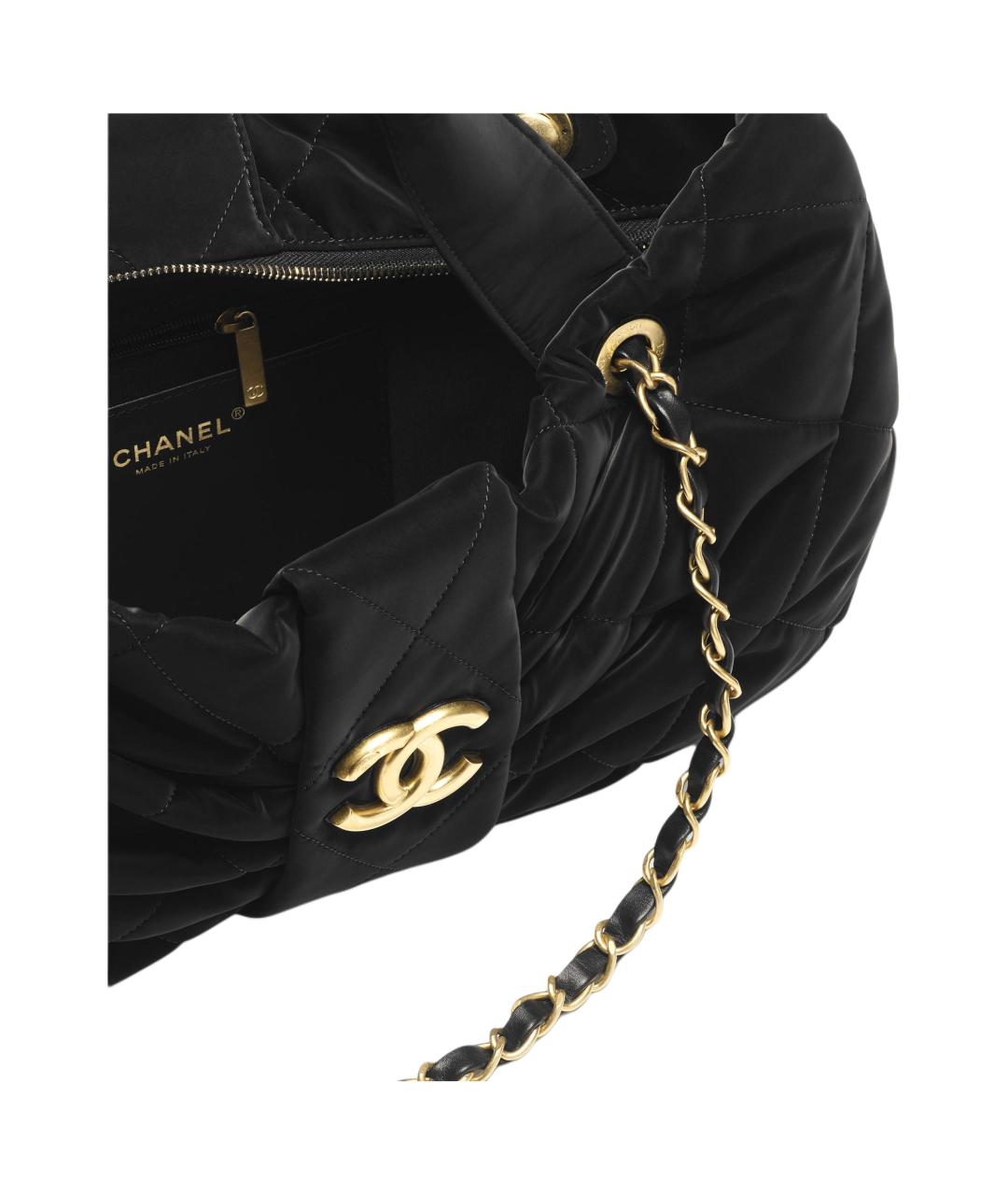 CHANEL Черная сумка через плечо, фото 5