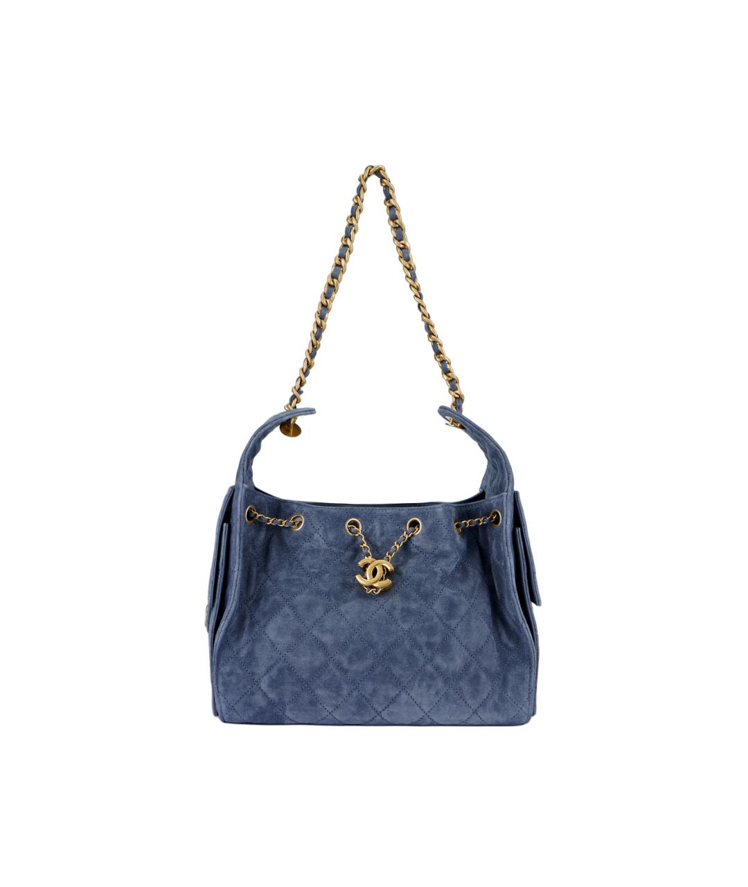 CHANEL Синяя сумка через плечо, фото 5