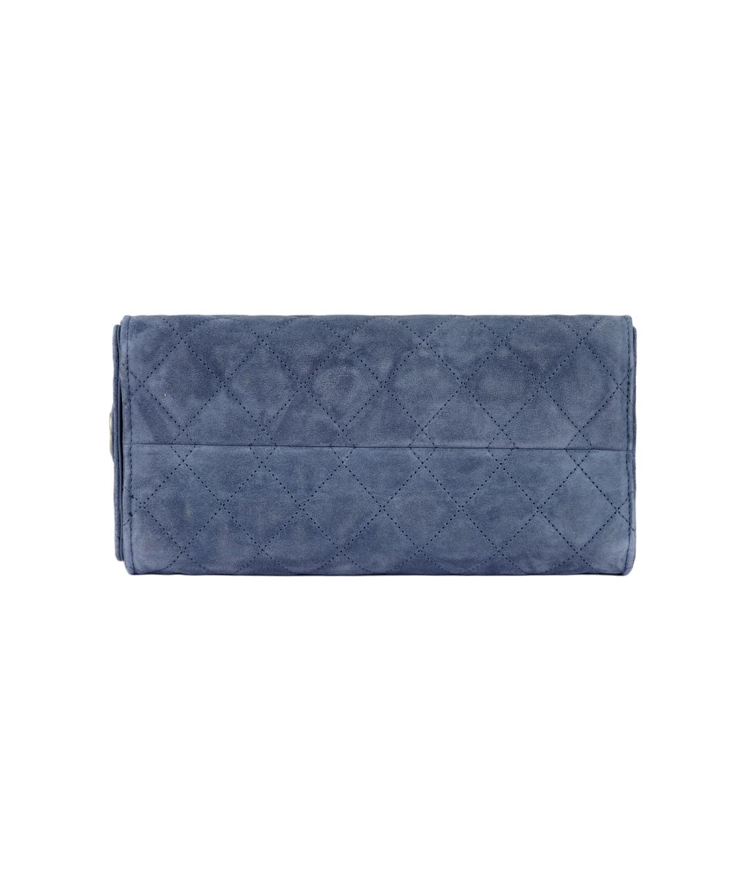 CHANEL Синяя сумка через плечо, фото 4